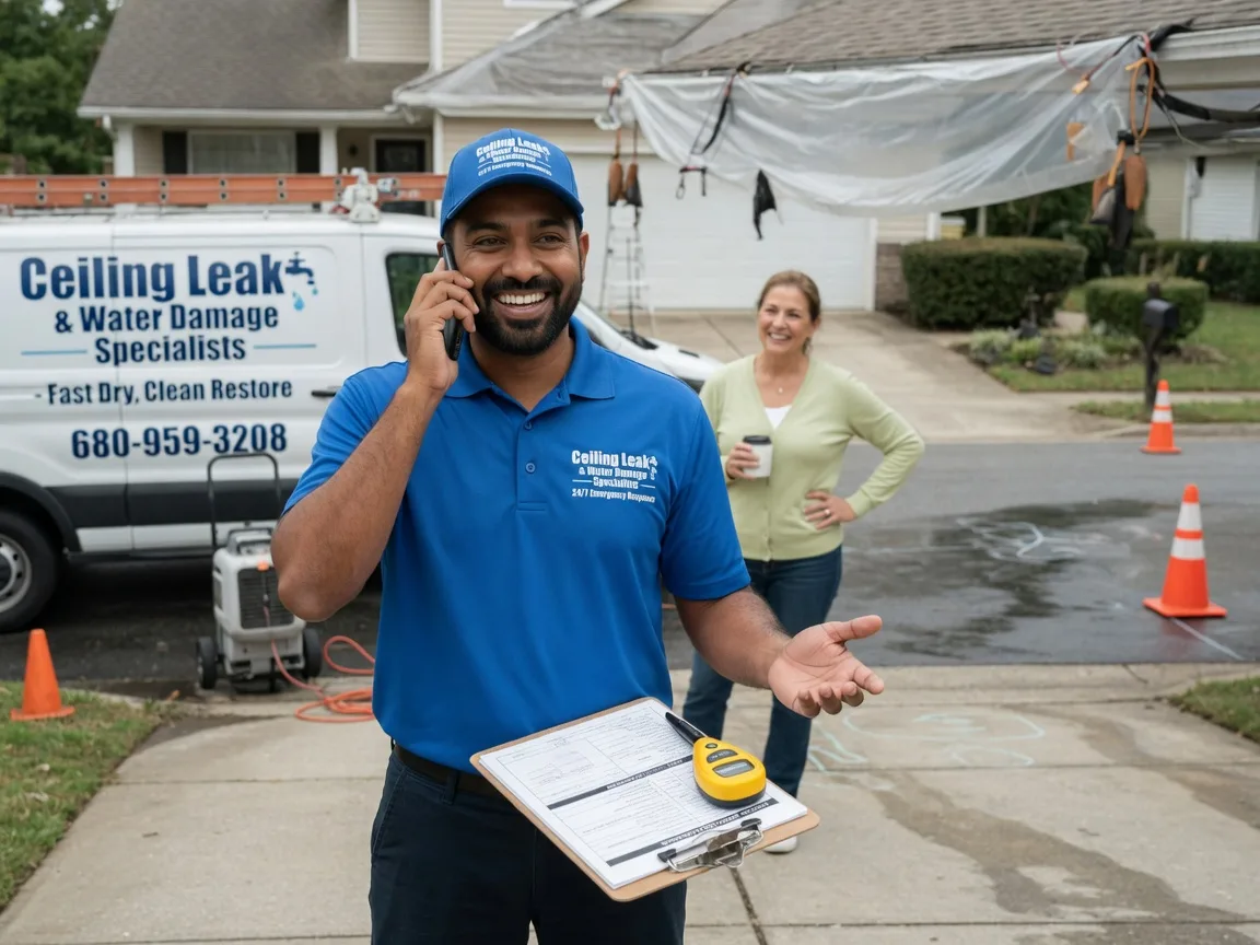 Ceiling Leak Cleanup Metairie, LA FAQs